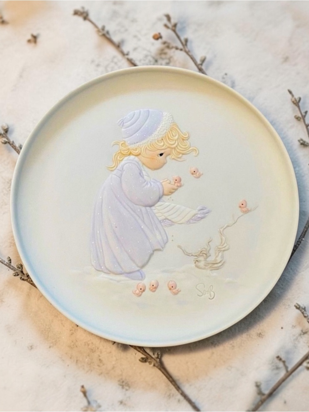 Precious Moments Collection Collection Plate Writer’s Song